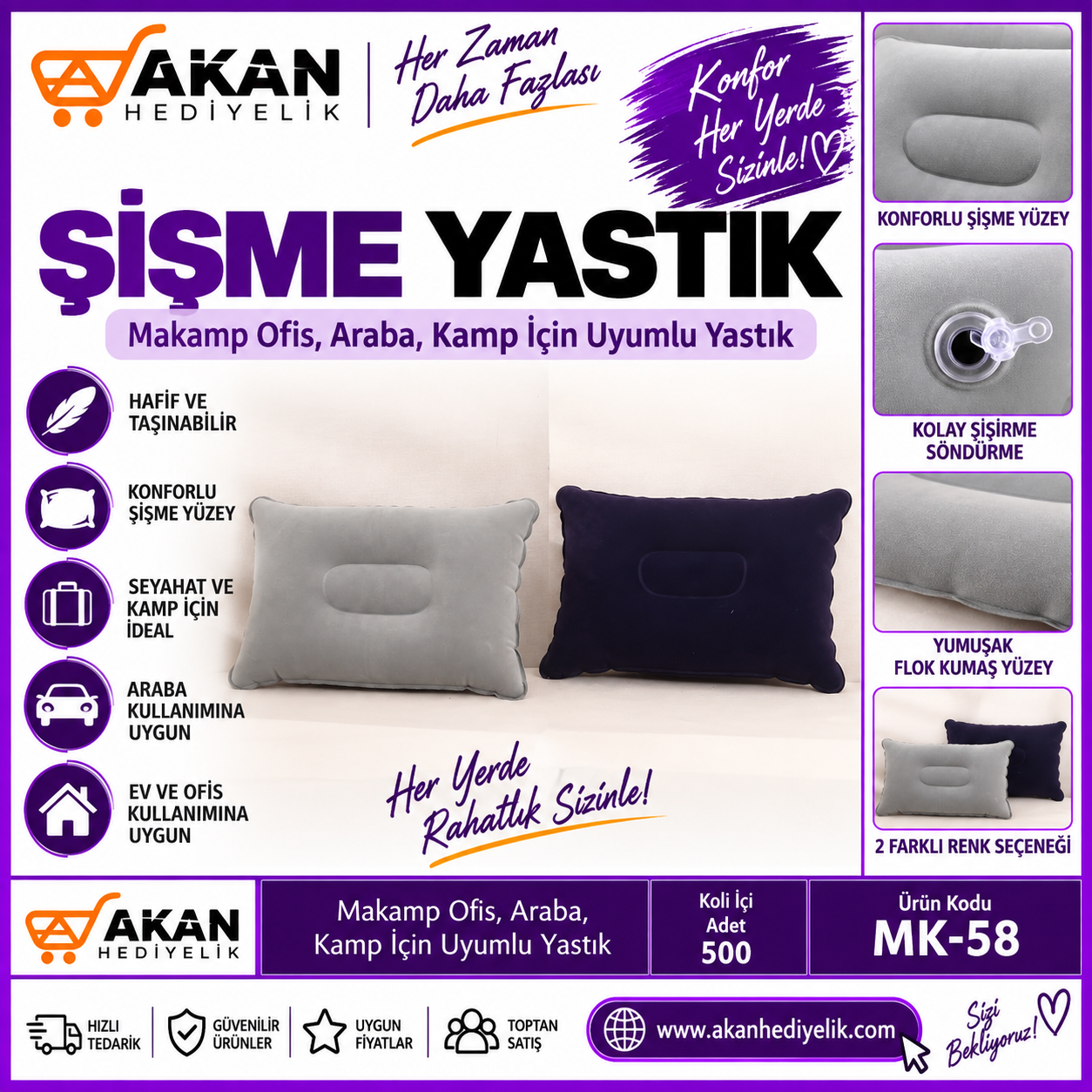 ofis araba kamp için uyumlu yastık