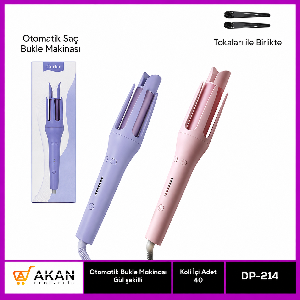 otomatik bukle saç maşası 