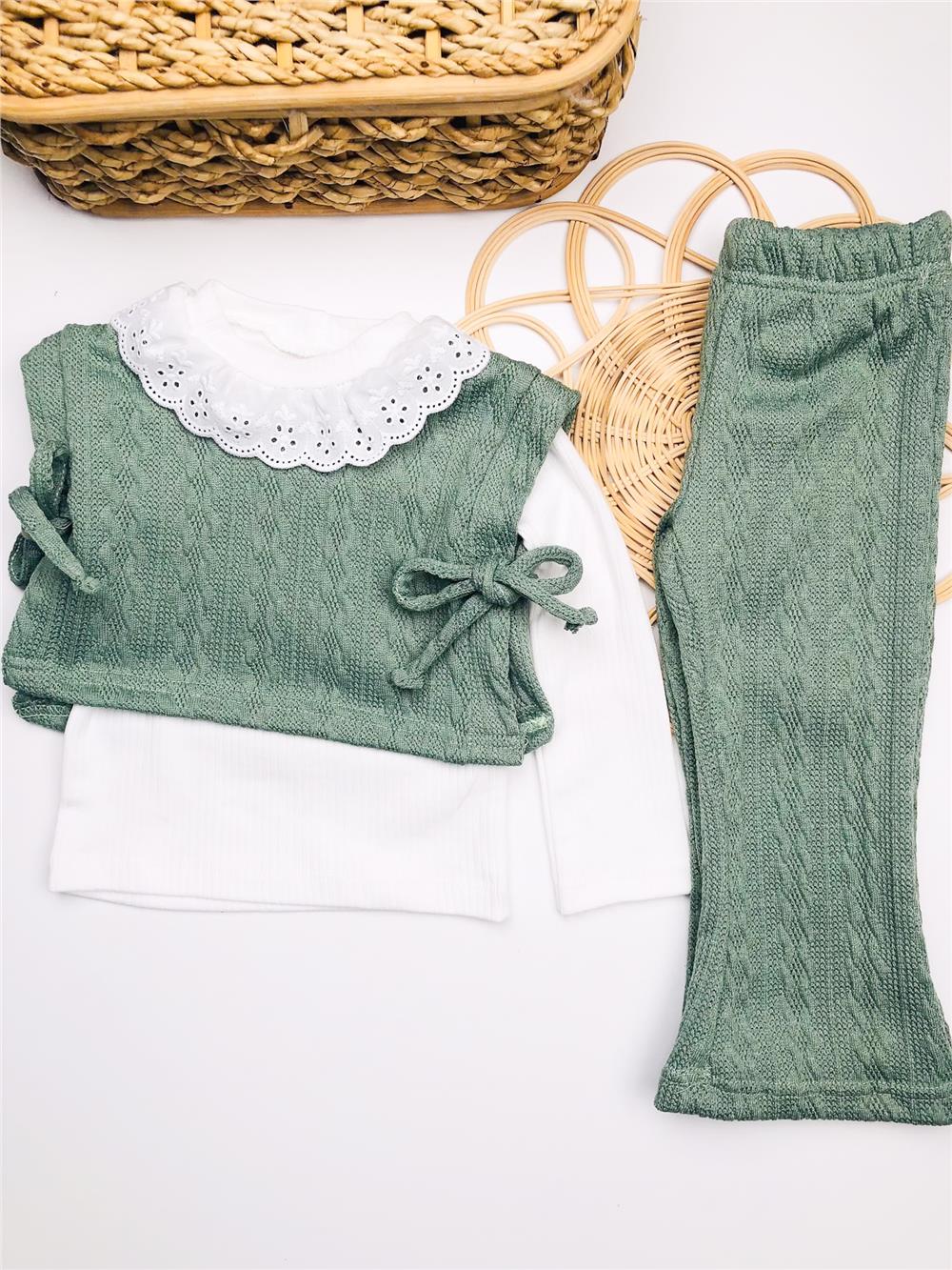 3'lü Triko Takım-Yeşil