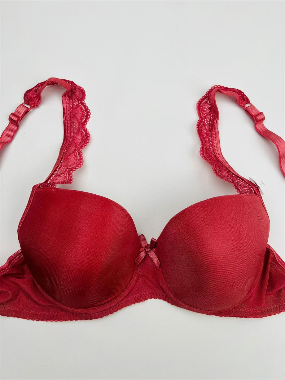 B Cup Dolgusuz ER5104 Gül Kurusu Sütyen