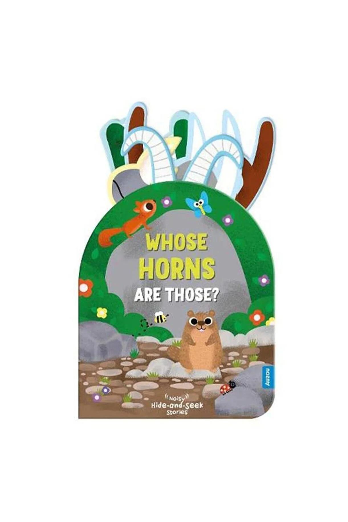 Auzou-Whose Horns Are Those - Noisy Hide And Seek(Sesli Kitap)