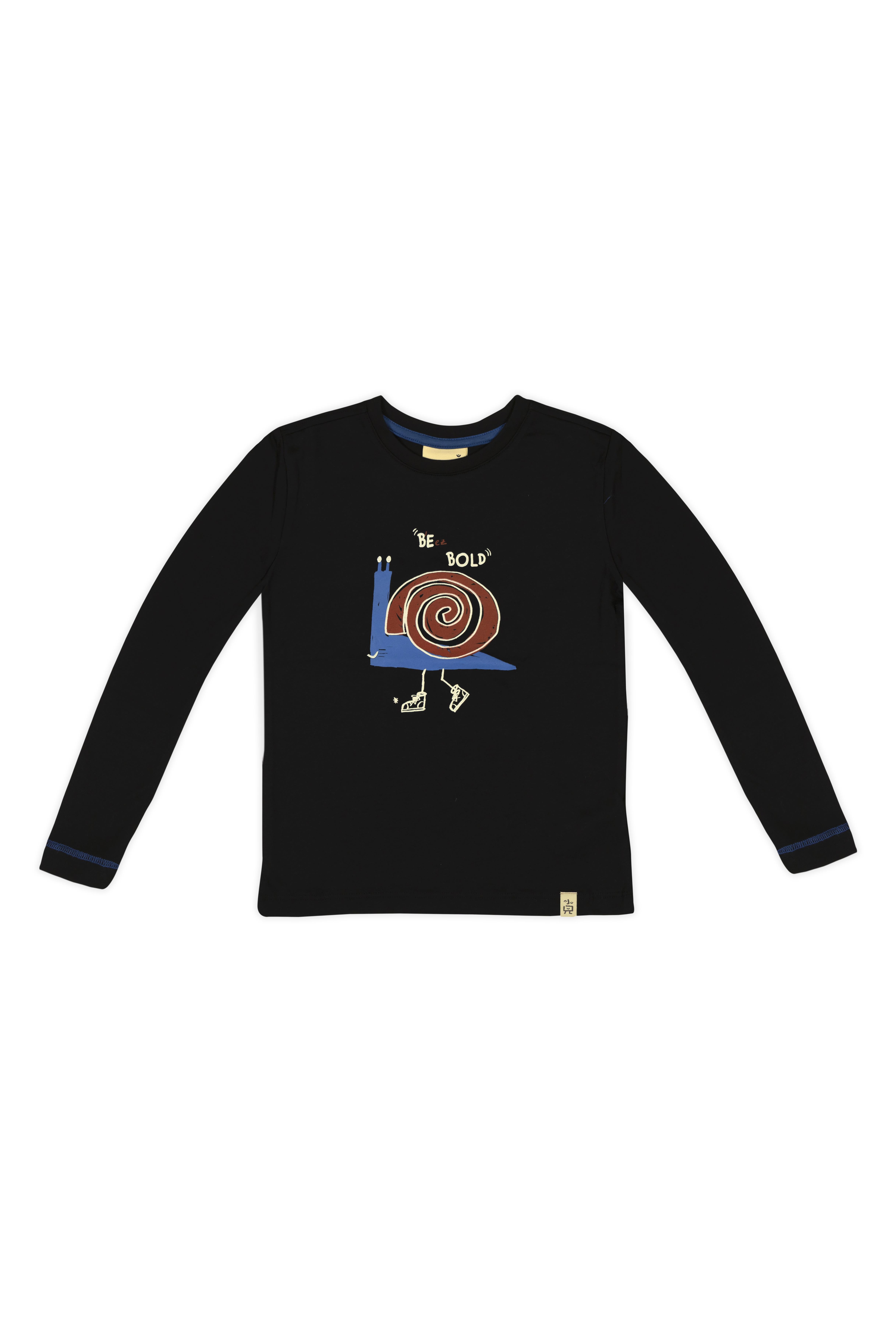 BeetleBeez- Be Bold Uzun Kollu Tshirt-Siyah