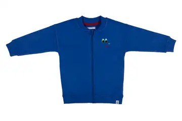 BeetleBeez- Stay Curious Fermuarlı Sweatshirt - Mavi