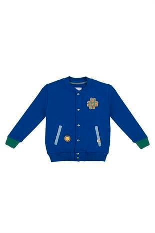 BeetleBeez-Tag Your Dreams Bomber Jacket-Blue