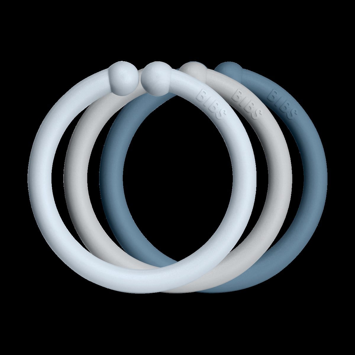 Bibs Loops 12'li-Baby Blue, Cloud, Petrol