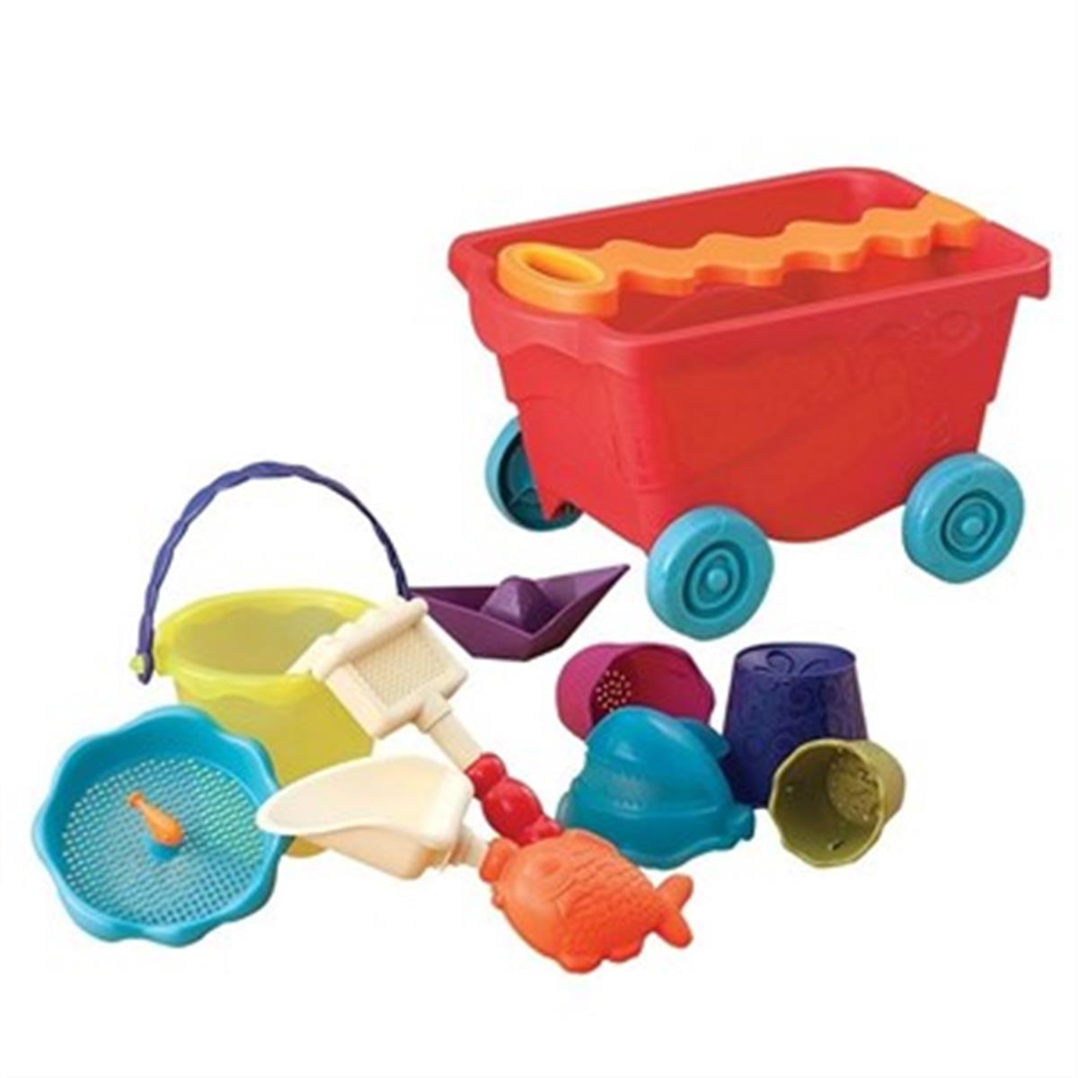Btoys Kırmızı Plaj Vagonu
