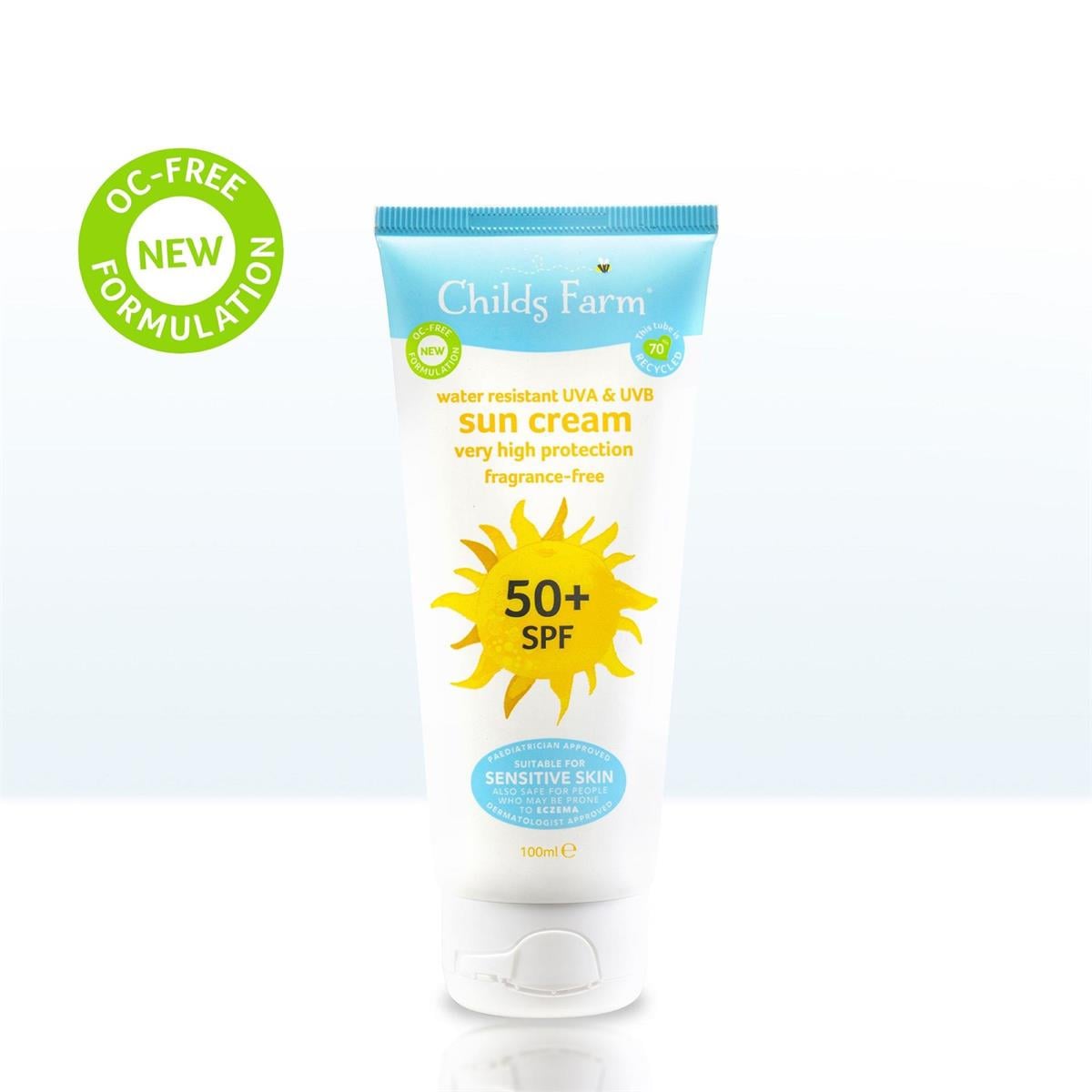 Childs Farm-50+ SPF Güneş Kremi Kokusuz 100 ml