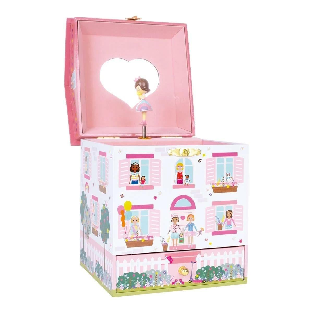 Floss & Rock-Müzikli Oval Mücevher Kutusu/Doll House