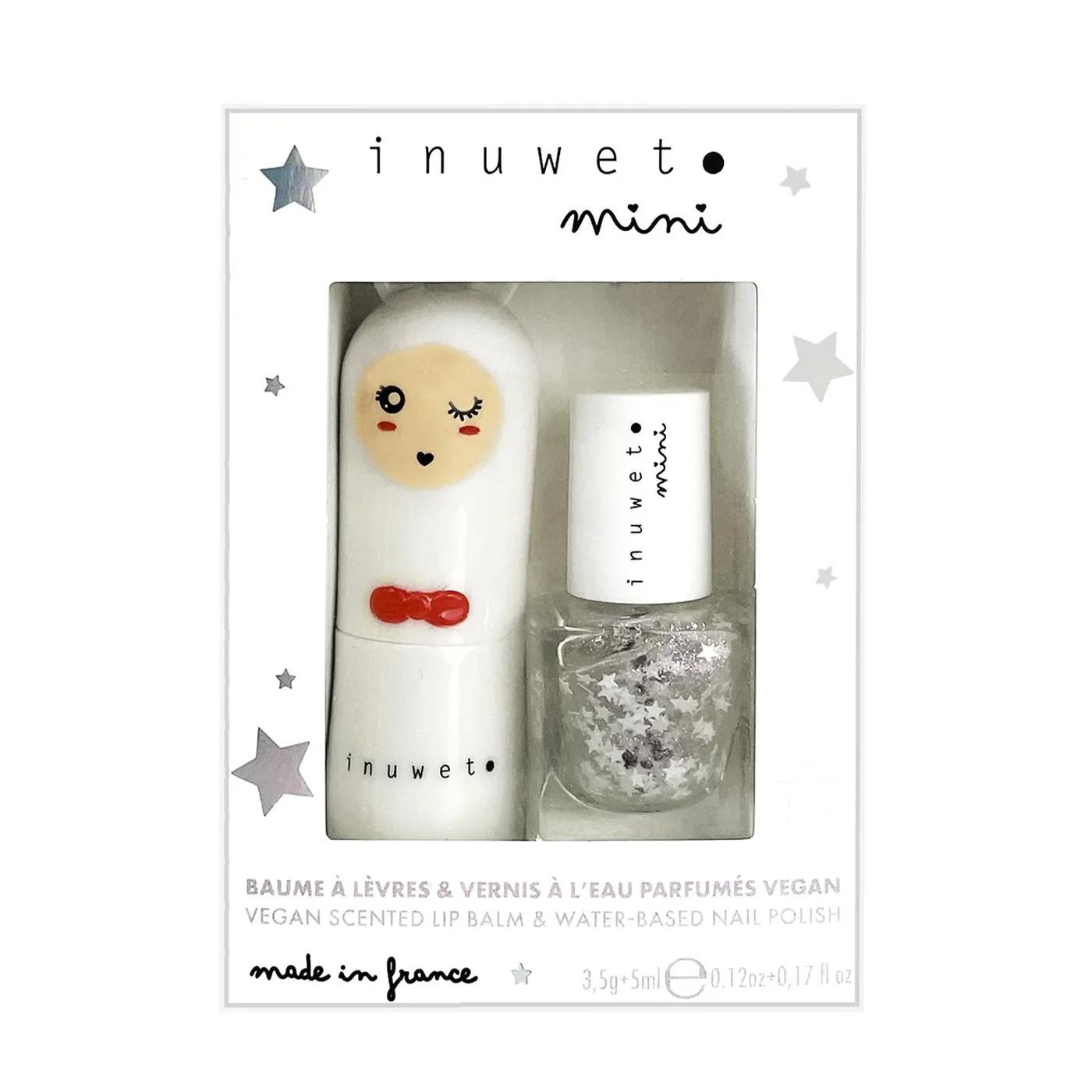 İnuwet-Duo Oje & Lipbalm Seti-White