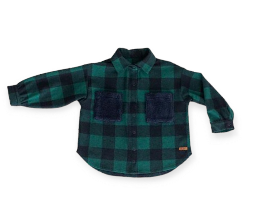Jojuke-Yeşil Ekoseli Gömlek