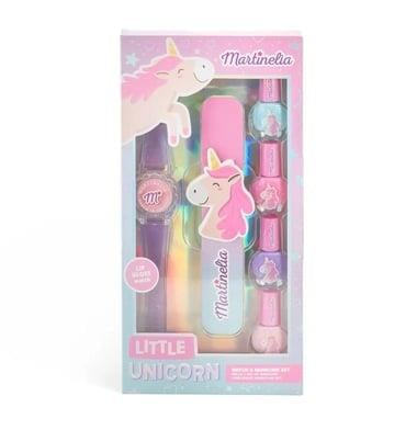 Martinelia Little Unicorn Saat Şeklinde Dudak Parlatıcı & Manikür Seti