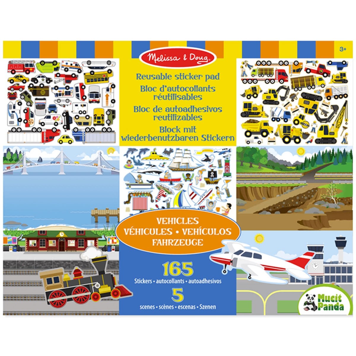 Melissa&Doug Tak Çıkar Çıkartma Kitabı-Araçlar