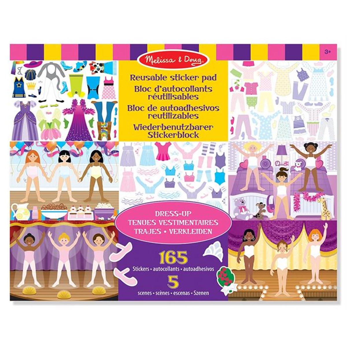 Melissa&Doug Tak Çıkar Çıkartma Kitabı-Moda