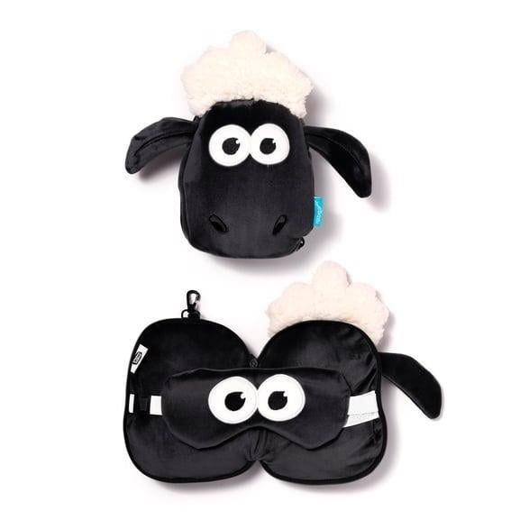 Relaxeazzz Seyahat Yastığı ve Göz Maskesi-Shaun the Sheep