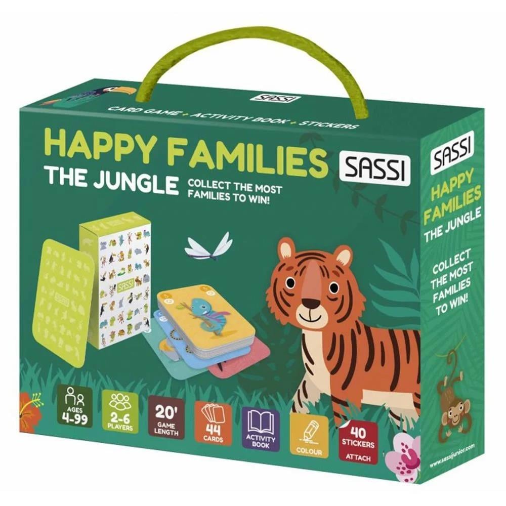 Sassi-Mutlu Aileler Kart Oyunu-Jungle