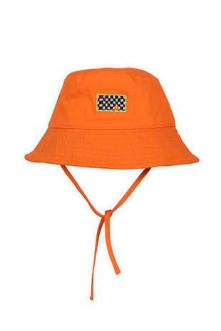 Beetlebeez-Happy Face Bucket Hat-Orange