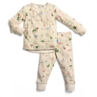 Ergopouch Organik Pamuklu 2 Parça Uzun Pijama- 1 TOG-Savannah