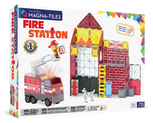 MAGNA-TILES® - Fire Station Manyetik Bloklar - 50 Parça