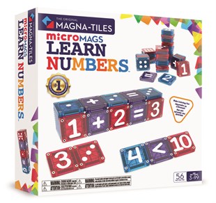 MAGNA-TILES® - Learn Numbers Manyetik Bloklar - 56 Parça