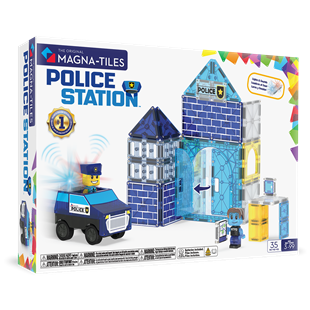 Magna-Tiles Police Station Manyetik Bloklar - 35 Parça