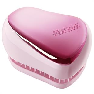 Tangle Teezer-Compact Styler Saç Fırçası-Baby Pink Chrome