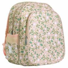 A Little Lovely Company-Termal Bölmeli Sırt Çantası-Pembe Çiçek