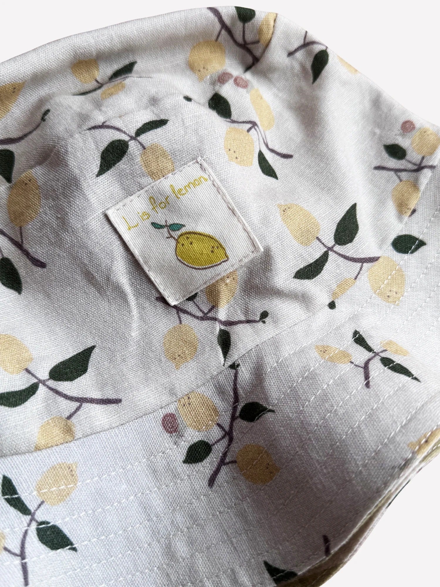 Auntie Me Organik ‘Lemons with Snails' Çift Taraflı Şapka