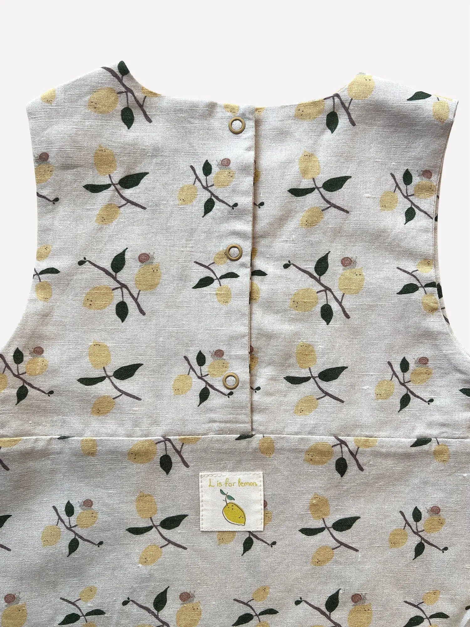 Auntie Me Organik ‘Lemons with Snails' Uzun Tulum
