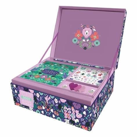 Auzou-Gizli Hazineler Kırtasiye Kutusu – Sticker Defter ve Daha Fazlası