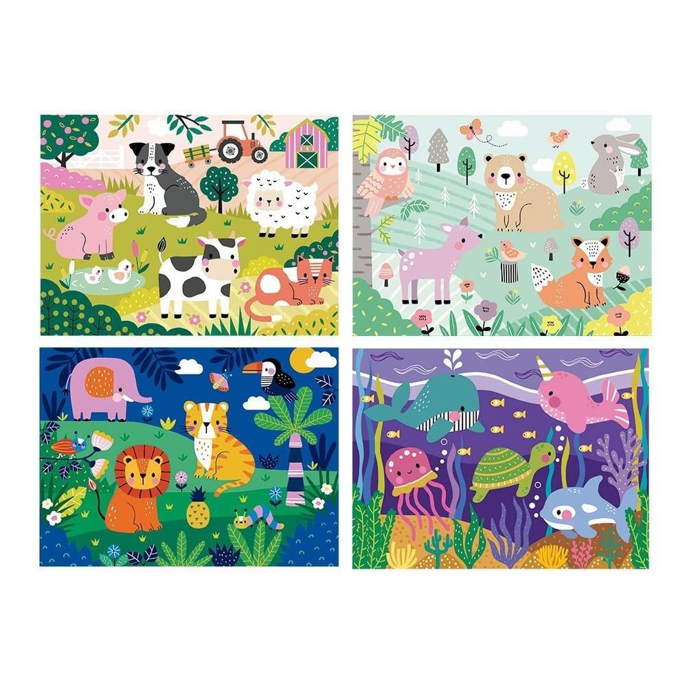 Auzou-My 4 progressive jigsaw puzzles