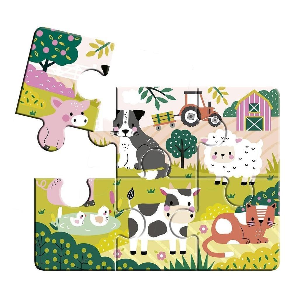 Auzou-My 4 progressive jigsaw puzzles