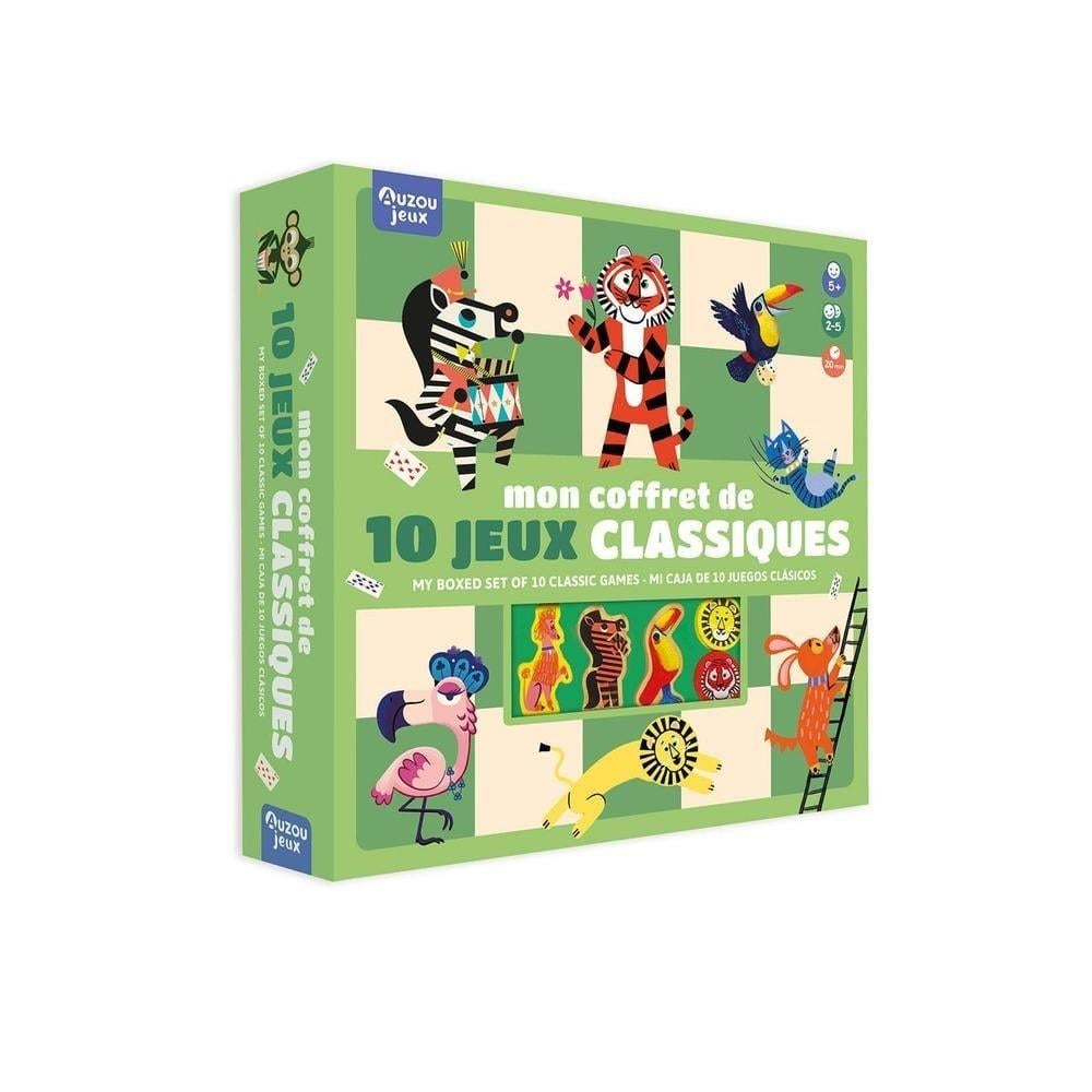 Auzou-My boxed set of 10 classic games