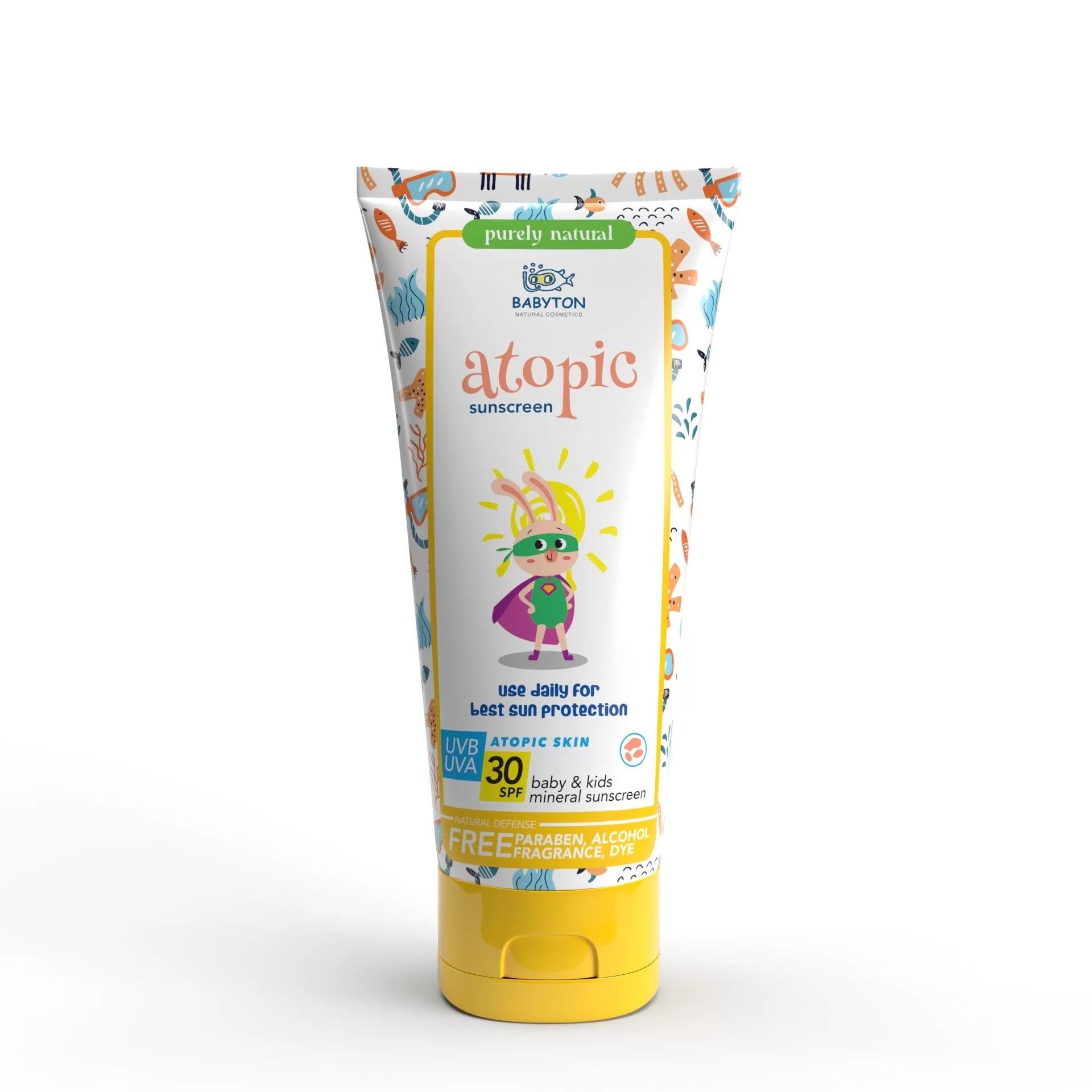 Babyton-Bebek ve Çocuklar İçin Atopik Güneş Koruyucu Krem 100 Ml