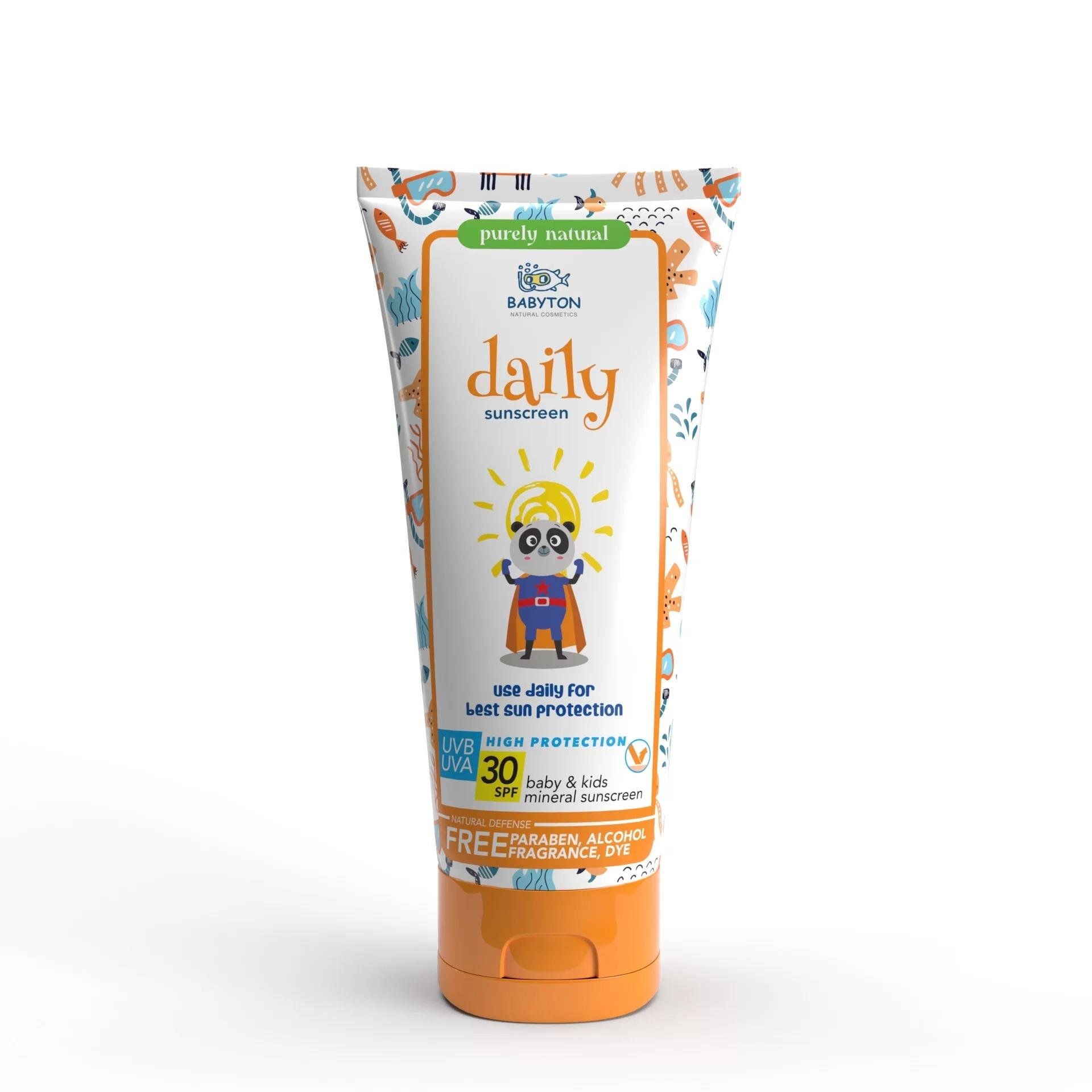 Babyton-Bebek ve Çocuklar İçin Günlük Güneş Koruyucu Krem 50 Ml