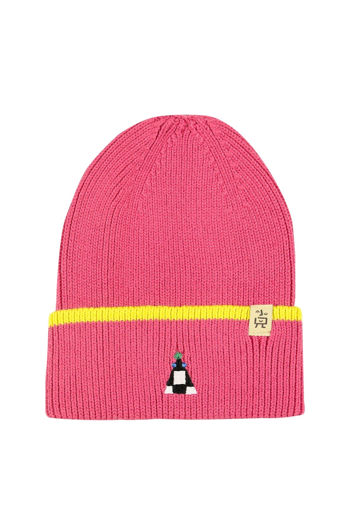 Beetle Beez-Cool Triangle Triko Çocuk Bere - Pembe