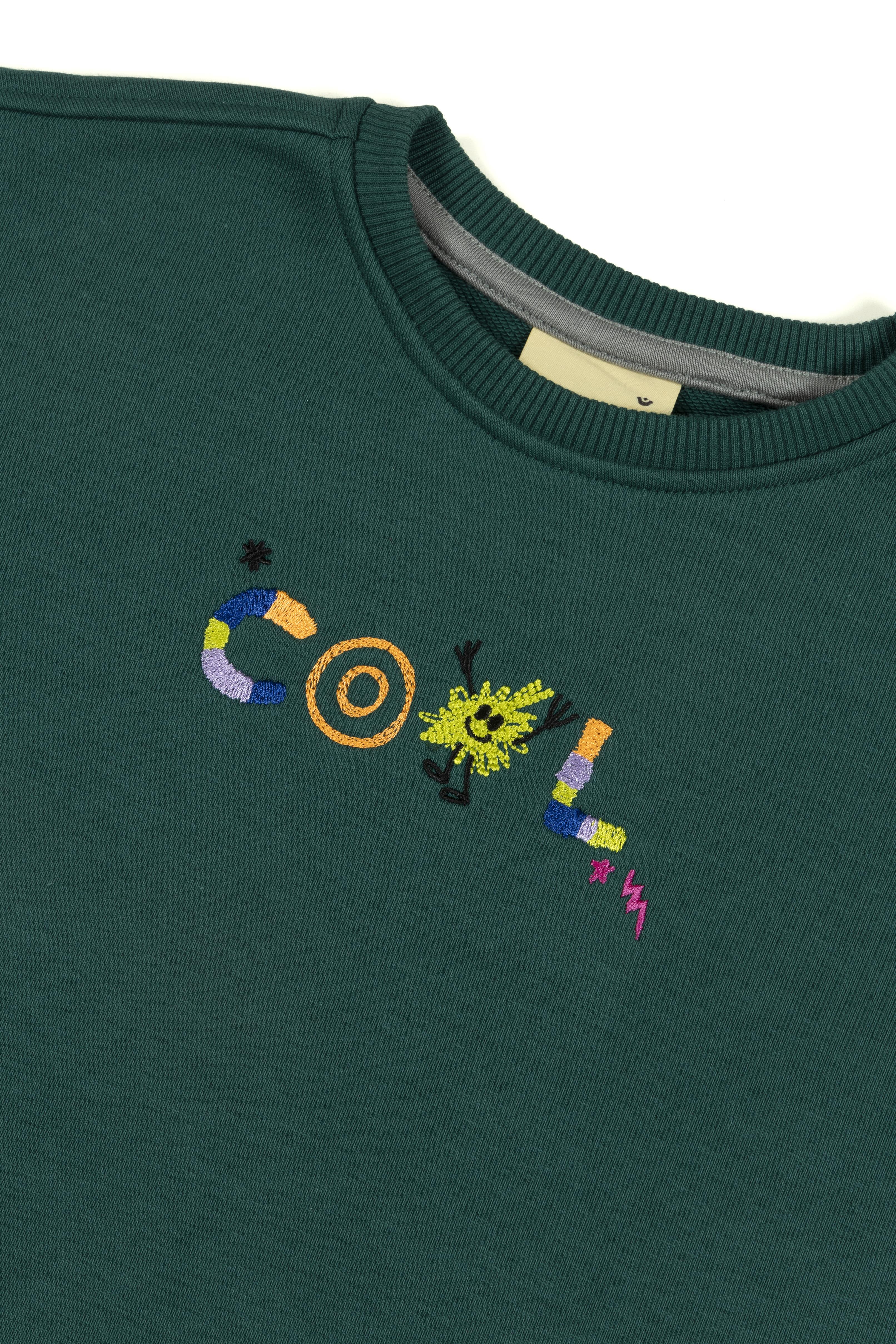 BeetleBeez- Cool Sweatshirt-Yeşil