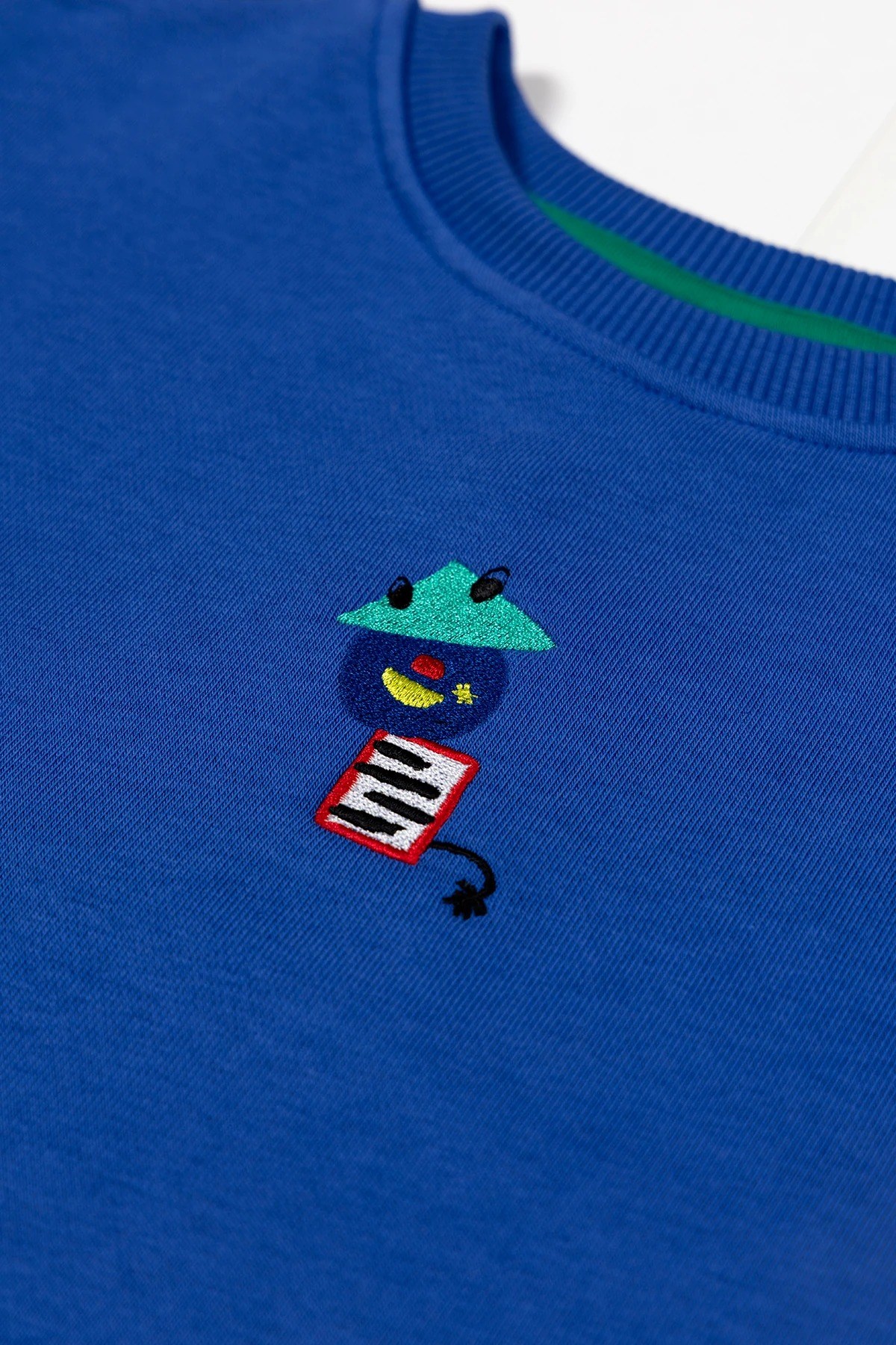 BeetleBeez- Curious Shapes Sweatshirt - Mavi