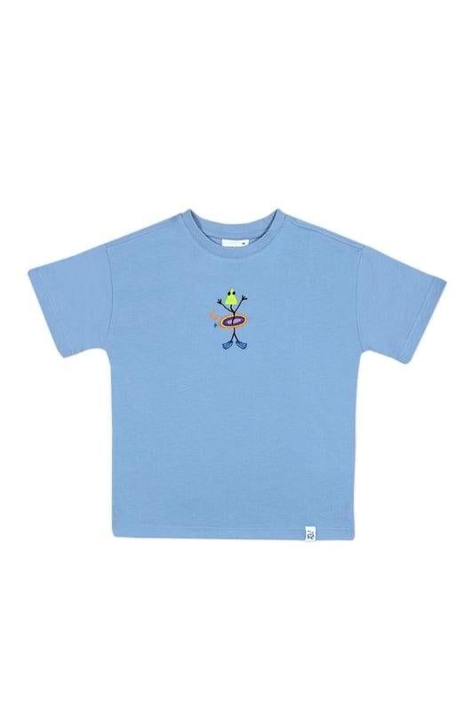 BeetleBeez-Hula Hoop Diving Oversize T-Shirt_Blue