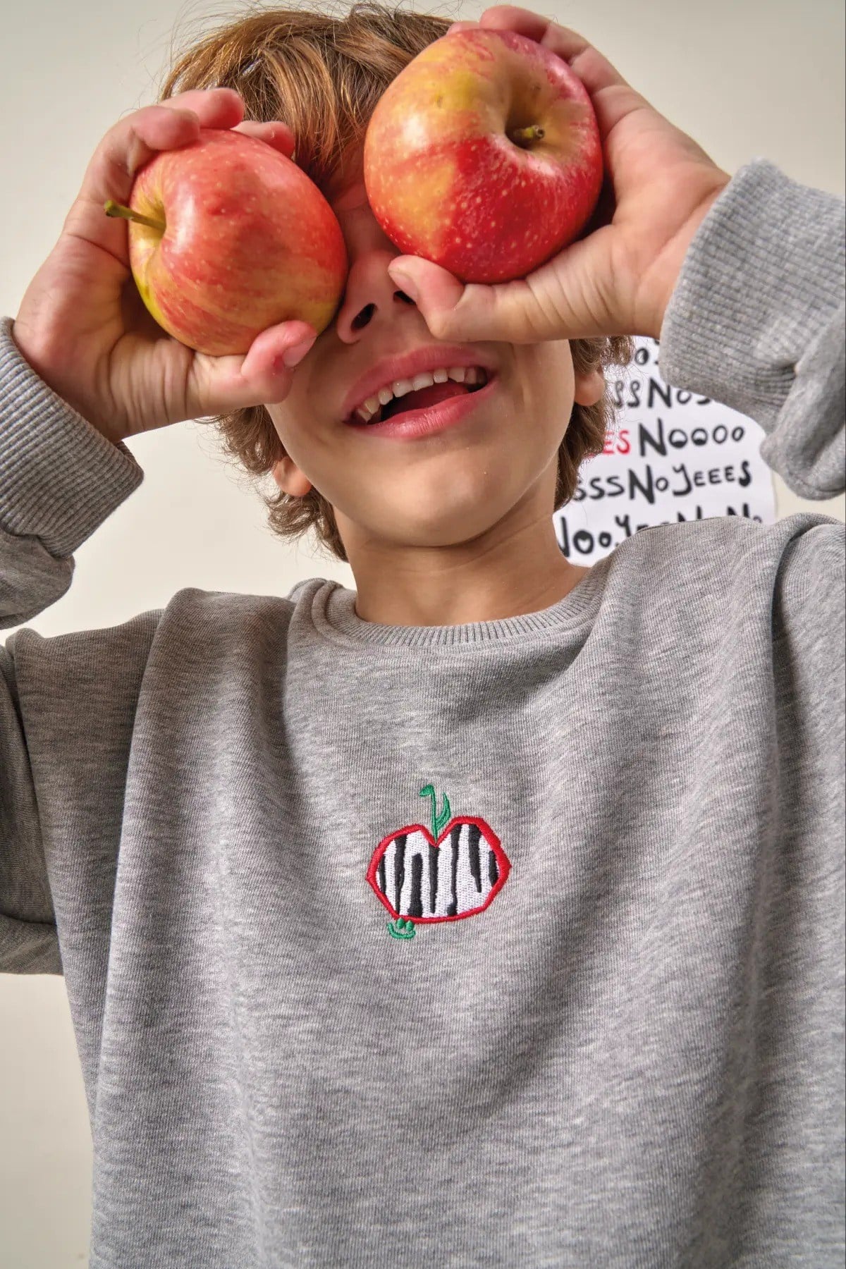 BeetleBeez- Play Shape Sweatshirt - Gri Melanj