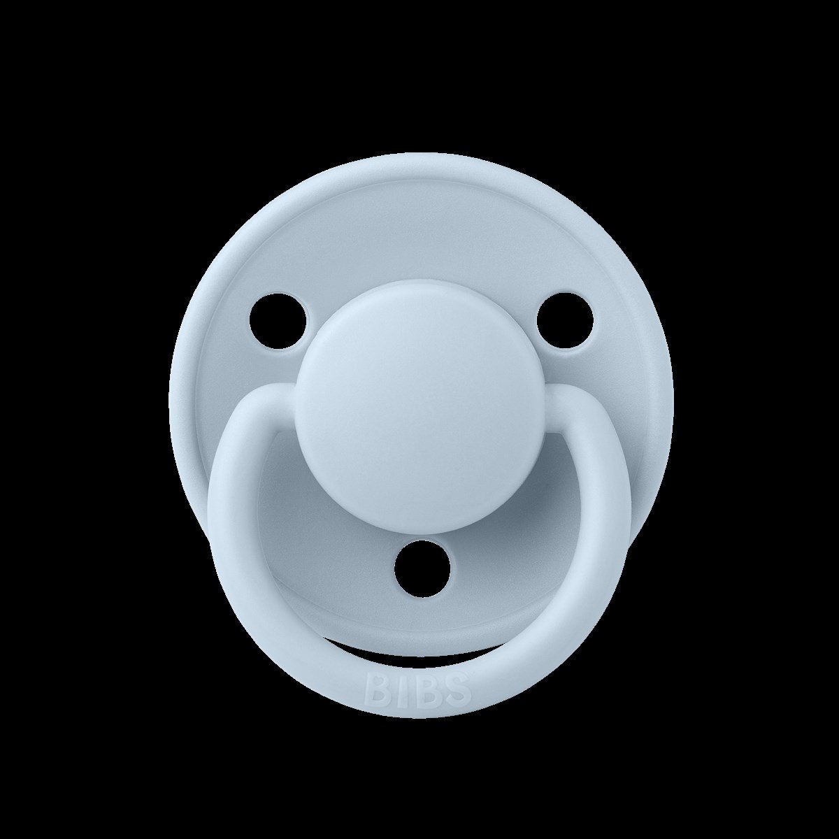 Bibs De Lux Kauçuk Emzik-Baby Blue