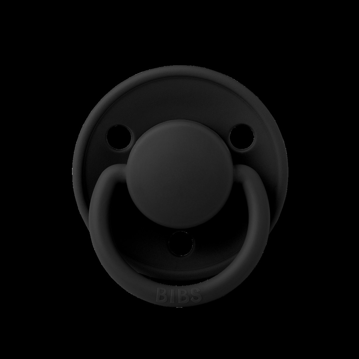 Bibs De Lux Kauçuk Emzik-Black