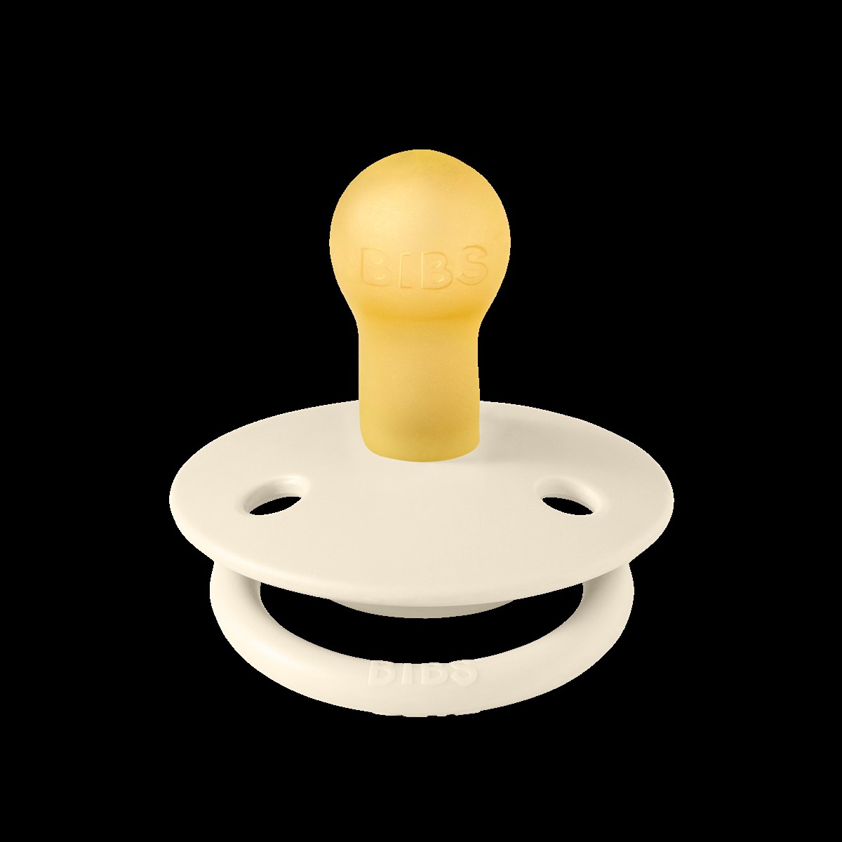 Bibs De Lux Kauçuk Emzik-Ivory