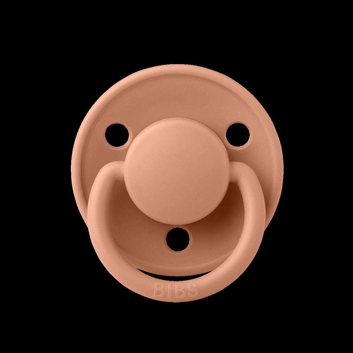 Bibs De Lux Kauçuk Emzik-Peach
