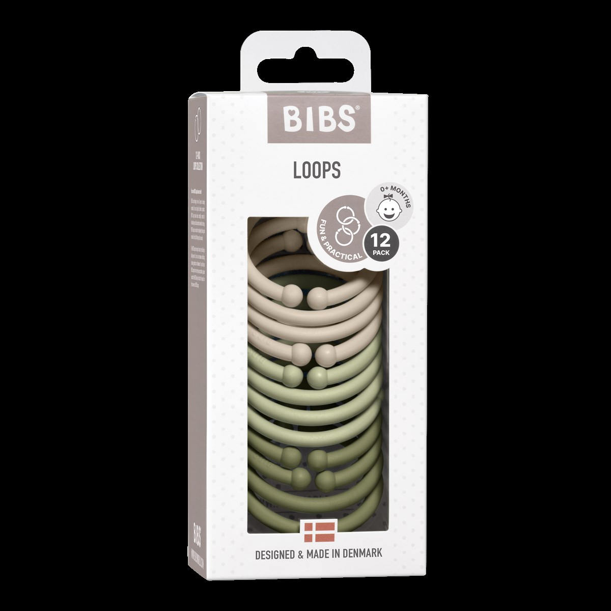 Bibs Loops 12'li-Vanilla, Sage, Olive