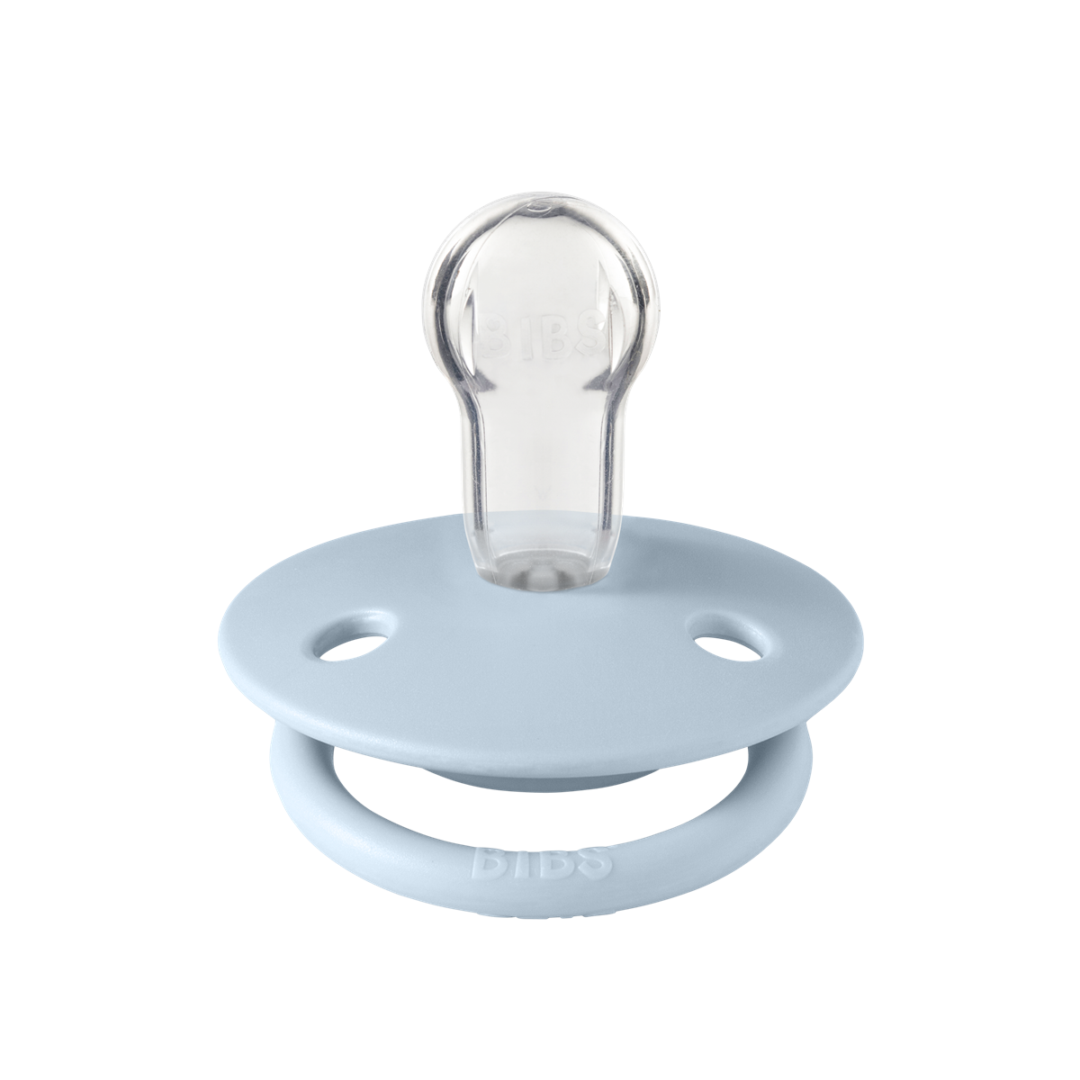 Bibs Silikon Emzik-Baby Blue