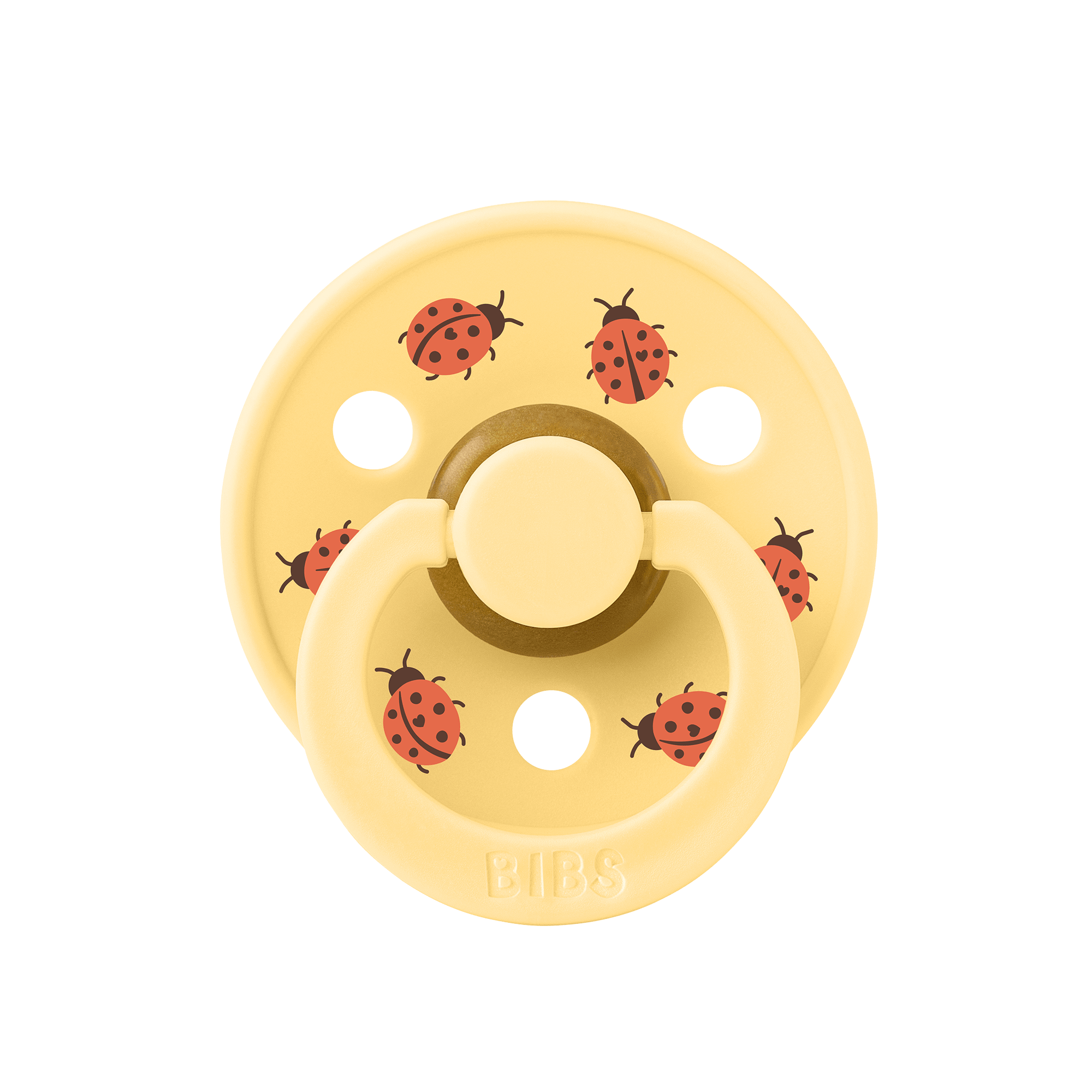 Bibs Studio Colour Ladybug Friends Emzik-Pale Butter