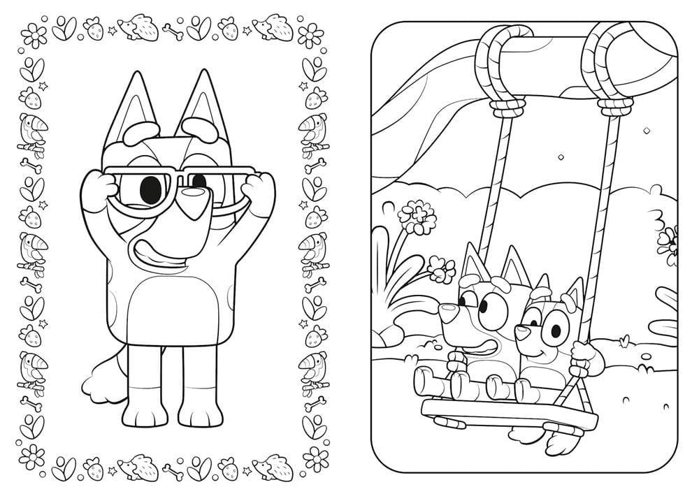 Bluey - Fun and Games Colouring Book