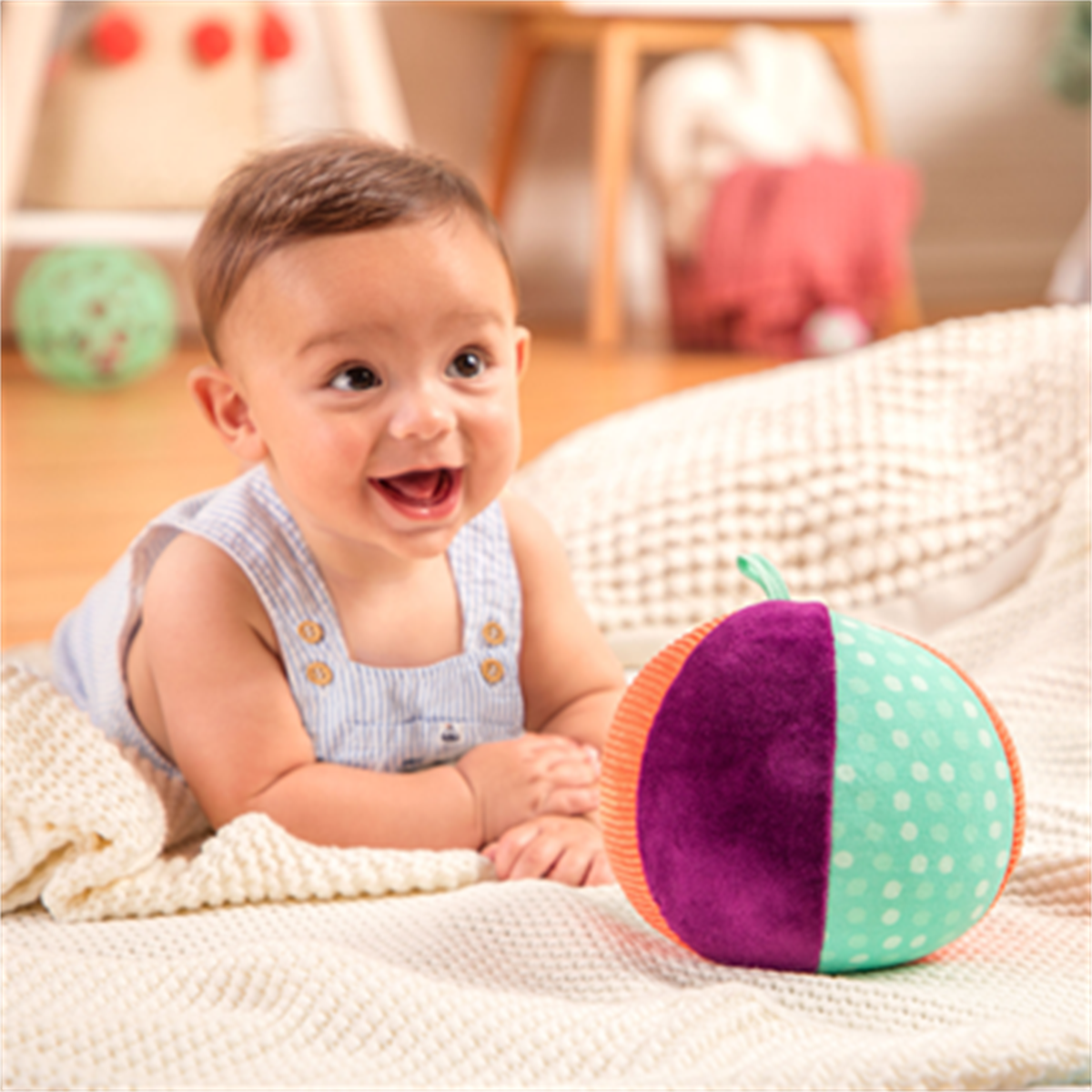 Btoys Çıngıraklı Yumuşak Top