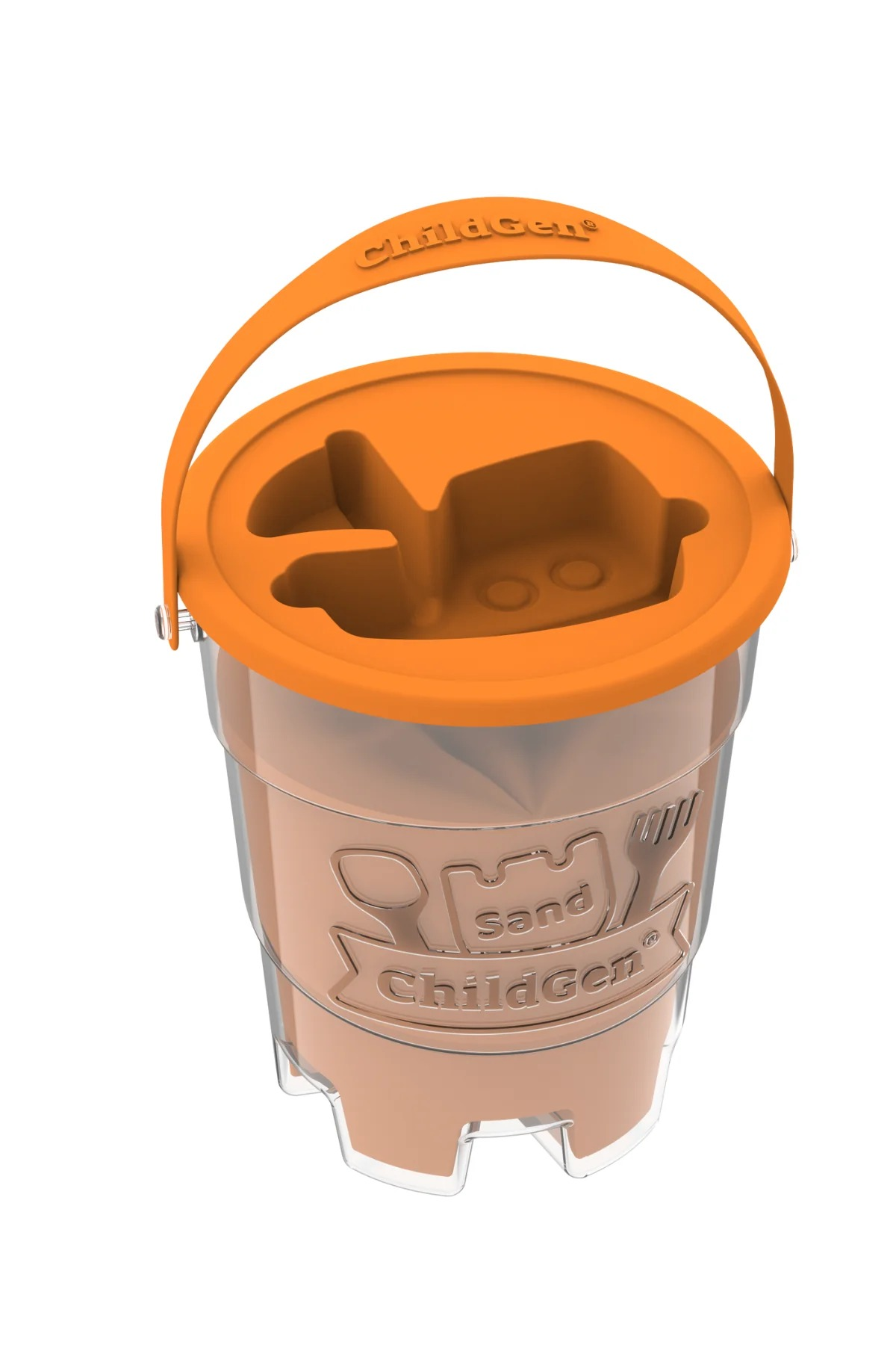 Childgen-Kinetik Kum Turuncu-500gr 