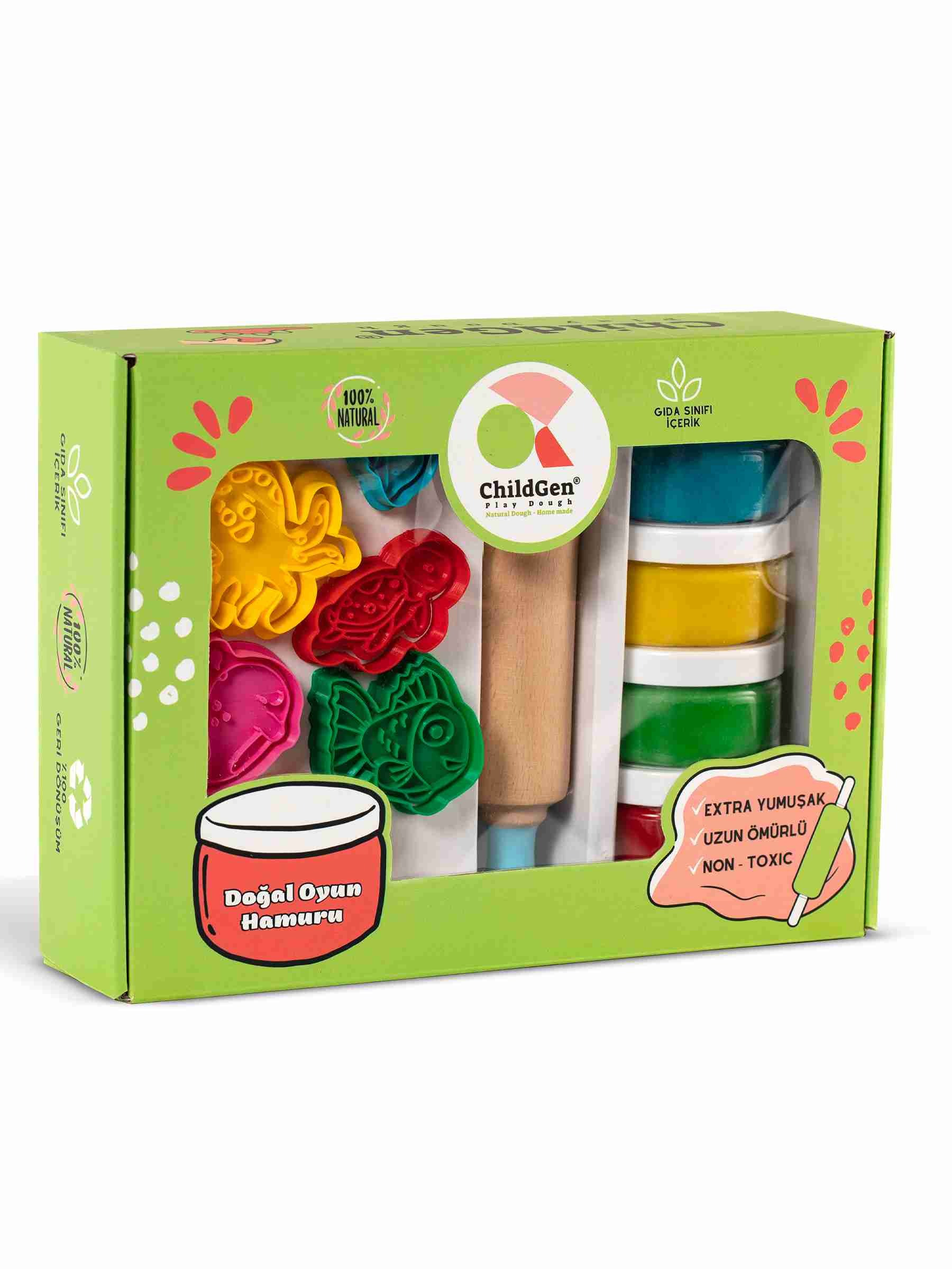 ChildGen Premium Oyun Hamuru Seti - Deniz Canlıları